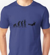 Evolution to Scuba Diver Unisex T-Shirt