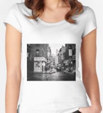 Camiseta entallada de cuello redondo On Rainy Nights Like These...