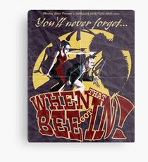 When That Bee Got In! Original Movie Poster Metal Print