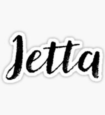 Jetta - Cute Names For Girls Stickers & Shirts Sticker