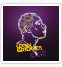 Leon kacer Bridges and Khruangbin Good Thing Tour 2018 Sticker
