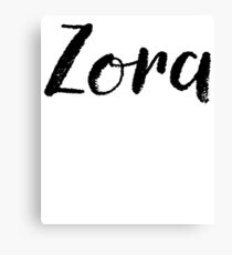 Zora - Custom Girl Name Gifts Canvas Print