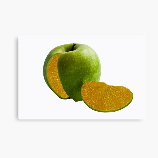 Comparing Apples and Oranges Canvas Print