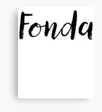 Fonda - Custom Girl Name Gifts Canvas Print