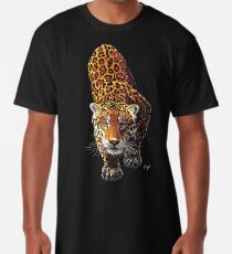 Anpirschender Leopard Longshirt