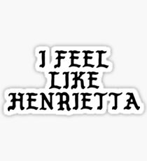 Pegatina ME SIENTO COMO Henrietta - Pablo Hipster Nombre Camisetas