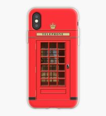 Britische Red Phone Box mit Big Ben iPhone-Hülle & Cover