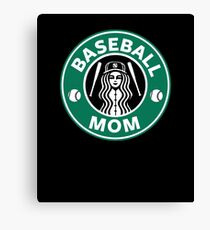 Baseball Mom Canvas Print