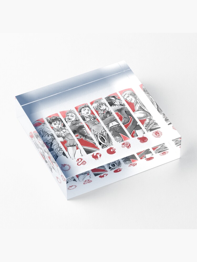 Alternate view of Sins Team Acrylic Block