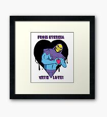 Skeletor is Love! Framed Print