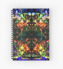 Posthardcore Psychedelic Universum Spiral Notebook
