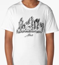 Atlanta graphic scribble skyline Long T-Shirt
