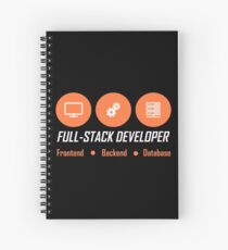 Cuaderno de espiral fullstack developer full-stack developer