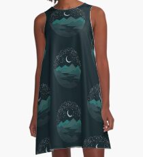 Between The Mountains And The Stars A-Line Dress