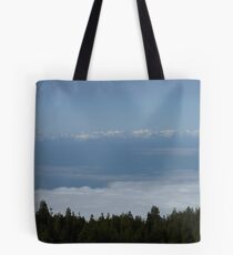 Above the clouds Tote Bag