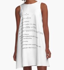  #Physics #word #business #cloud #text #concept #abstract #marketing #management #illustration #web #design #internet #white #communication #website #creative #tag #words #information A-Line Dress