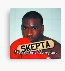 MICROPHONE CHAMPION - Skepta Canvas Print