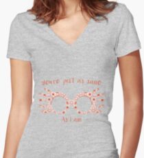 Luna Lovegood Glasses Women's Fitted V-Neck T-Shirt
