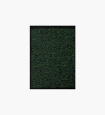 Q Map (Black & Green) Art Board
