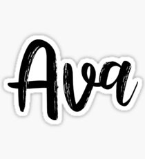 Ava Name Sticker