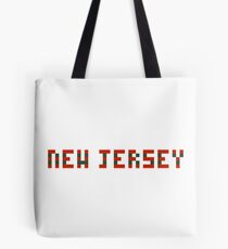Pixel NHL New Jersey 2018 3rd Jersey Colors Tote Bag