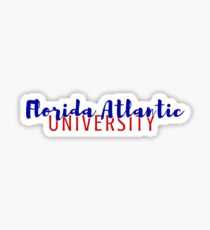Florida Atlantic University Sticker