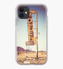 Motel Sign on the Route 66 iPhone Case