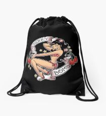 Cherry Bomb Drawstring Bag