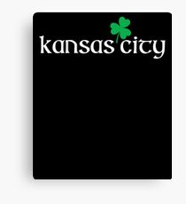 St. Patrick's Day City Pride - KANSAS CITY Canvas Print