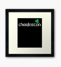 St. Patrick's Day City Pride - CHARLESTON Framed Print