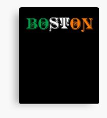 St. Patrick's Day City Pride - BOSTON Canvas Print