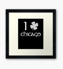 St. Patrick's Day City Pride - CHICAGO Framed Print