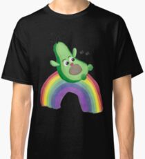 Süßes Avocado Regenbogen Design Classic T-Shirt
