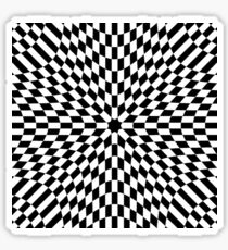 #black #white #checkered #chess #pattern #abstract #flag #floor #square #checker #board #chessboard #texture #check #design #race #illustration #squares #tile #racing #game  #checked #tiles #geometric Sticker