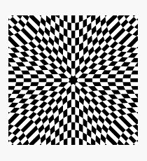 #black #white #checkered #chess #pattern #abstract #flag #floor #square #checker #board #chessboard #texture #check #design #race #illustration #squares #tile #racing #game  #checked #tiles #geometric Photographic Print