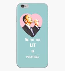 Vinilo o funda para iPhone Obama + Biden