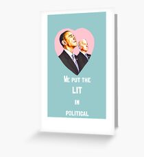 Obama + Biden Greeting Card
