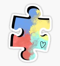 Autismus-Puzzleteil Sticker