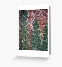 Canyon Trees Greeting Card