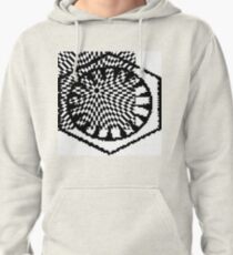 #white #black #abstract #pattern #3d #texture #checkered #illustration #arrow #design #cursor #isolated #flag #pixel #computer #icon #tile #square #symbol #graphic #mouse #concept #perspective Pullover Hoodie