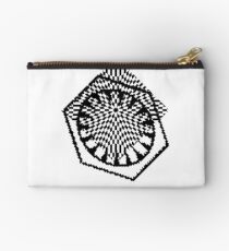 #white #black #abstract #pattern #3d #texture #checkered #illustration #arrow #design #cursor #isolated #flag #pixel #computer #icon #tile #square #symbol #graphic #mouse #concept #perspective Studio Pouch