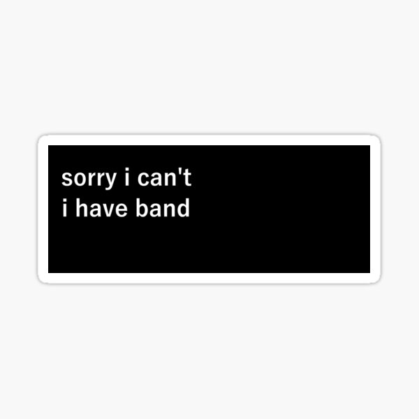 Fun Band Stickers Redbubble