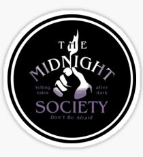Midnight Societey Member 90's Show Horror Sticker
