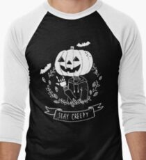 Stay Creepy! Men's Baseball ¾ T-Shirt