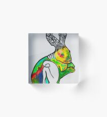 Rabbit's Hive Acrylic Block
