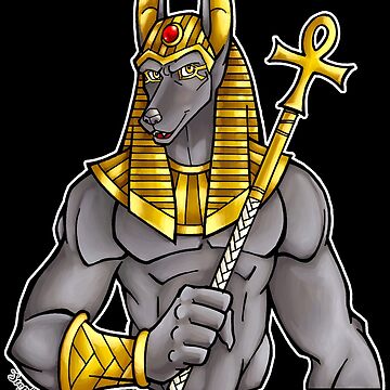 Artwork thumbnail, Anubis Egyptian God  by cybercat