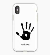 Skyrim We know Black iPhone Case