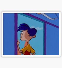 Rolf Stares Out A Window Sticker