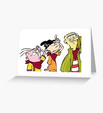 Ed Edd and Eddy Greeting Card
