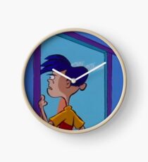 Rolf Stares Out A Window Clock